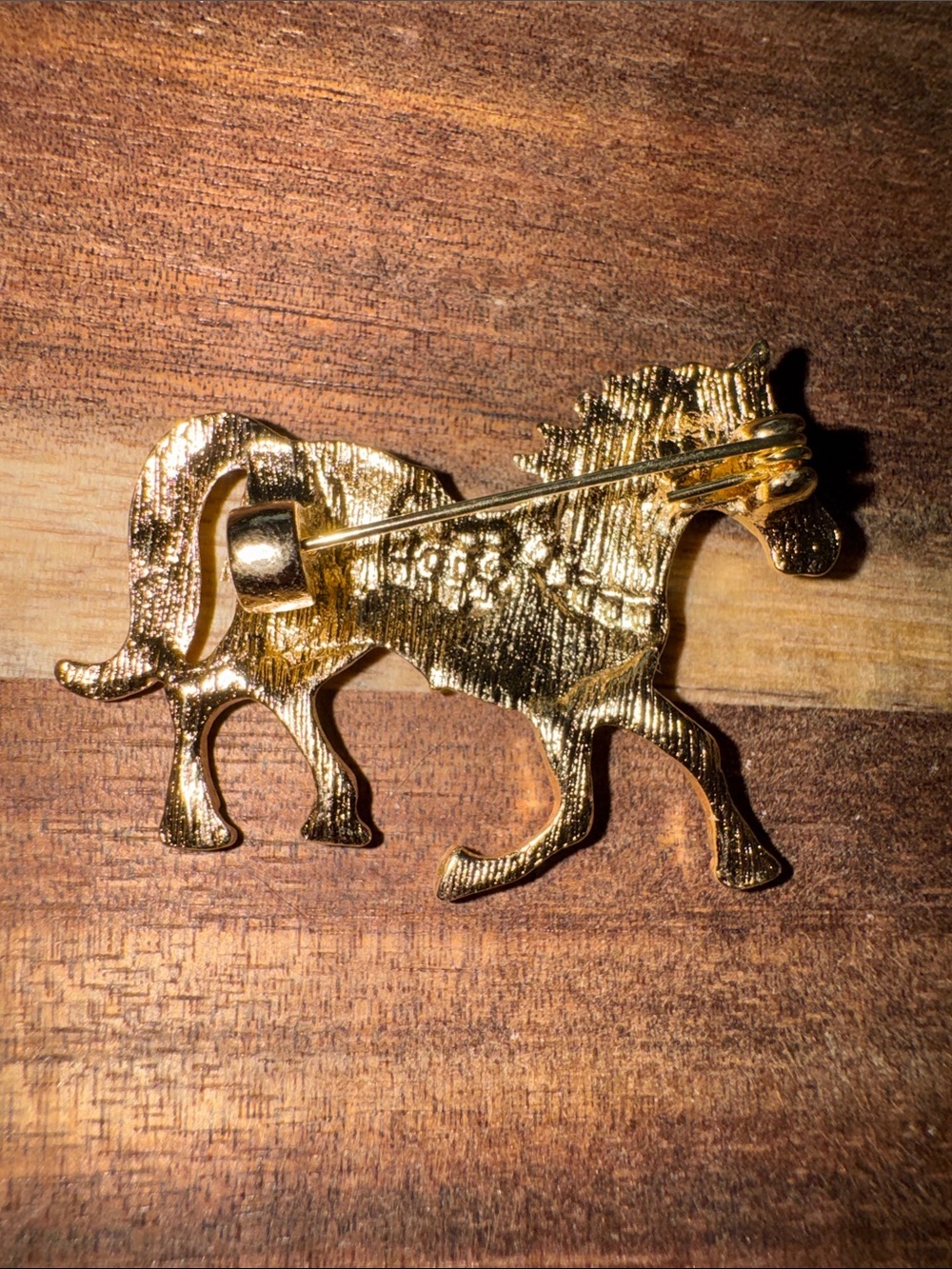 Horse Brooch White Gold - Picture 3 of 3